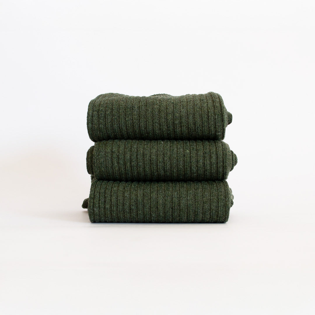 Calcetines Verde grisáceo (Un par)