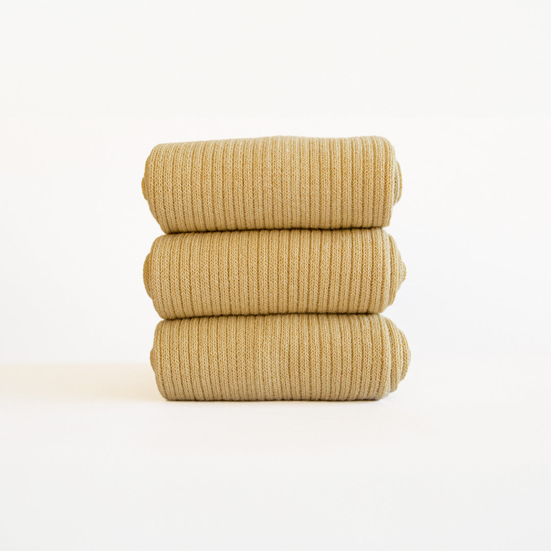 Calcetines Crema (Un par)