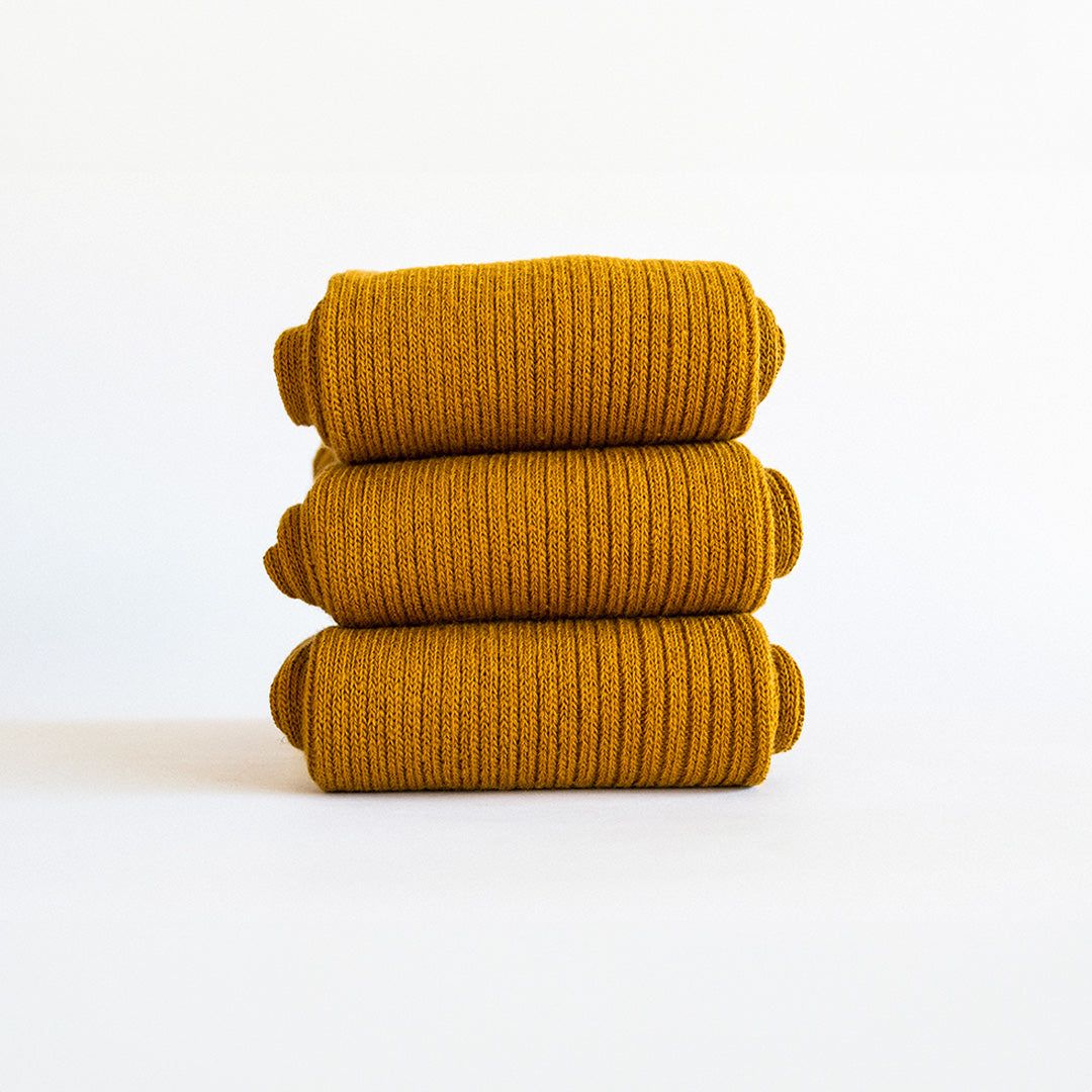 Calcetines Mostaza (Un par)