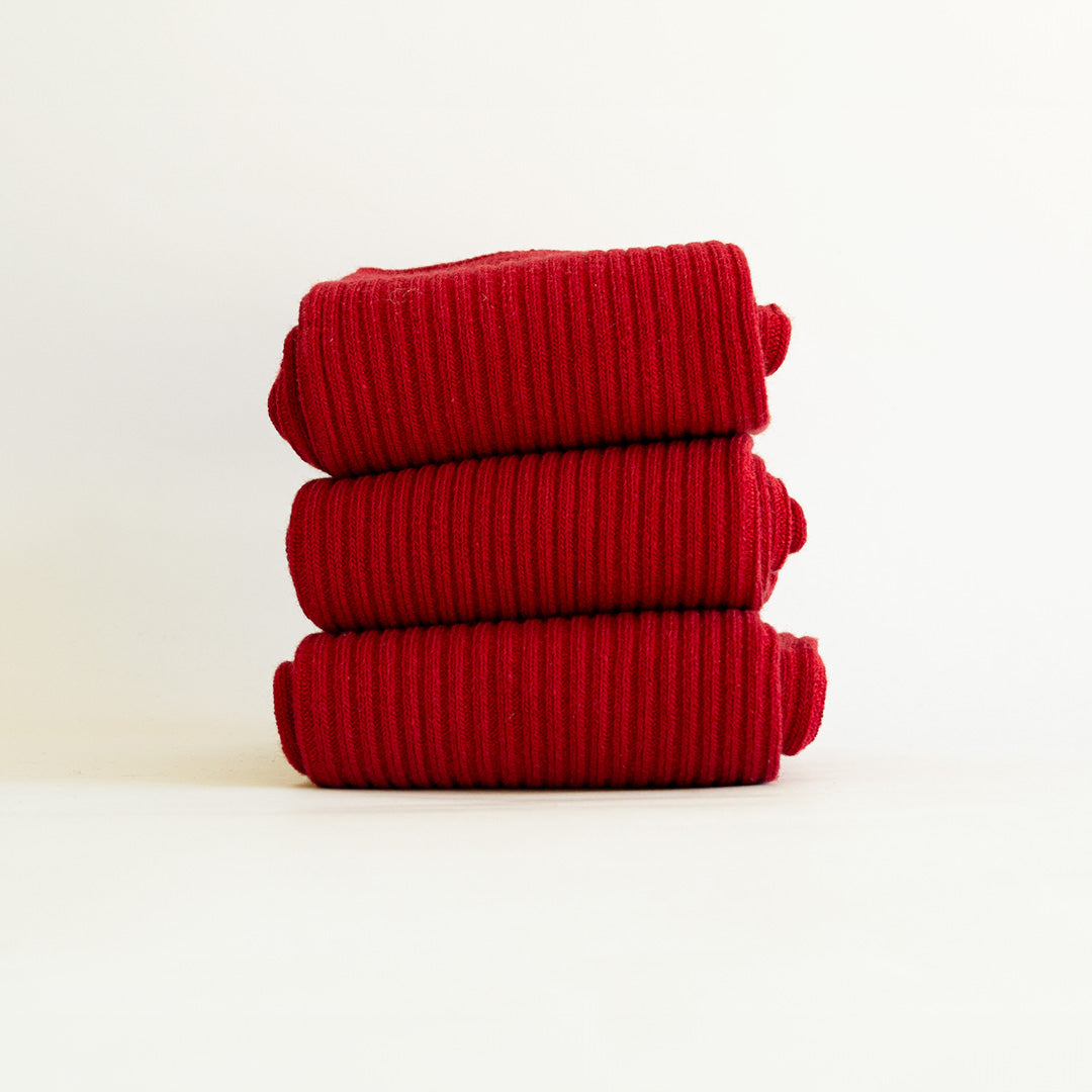 Calcetines Rojo (Un par)