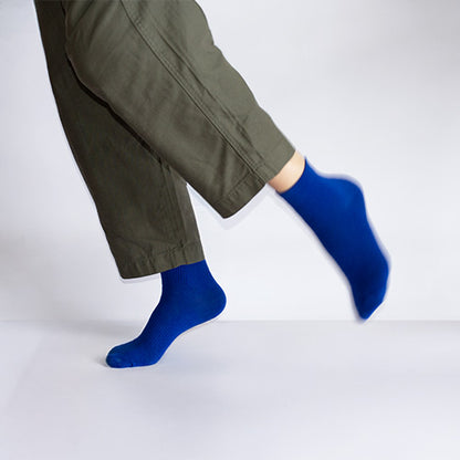 Calcetines cortos azul (Un par)