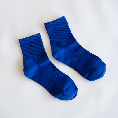 Calcetines cortos azul (Un par)
