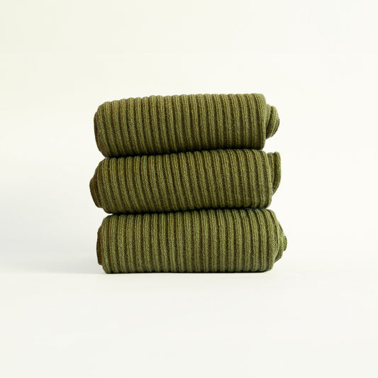Calcetines Verde oliva (Un par)